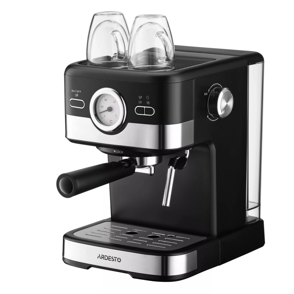 Кофеварка рожковая Ardesto YСM-E16B 1100 Вт черная Киев - изображение 2