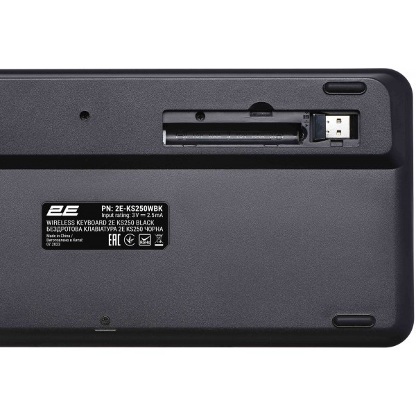 Клавіатура 2E KS250 WL BT Black (2E-KS250WBK_UA) (Код товару:38067) Харьков - изображение 3
