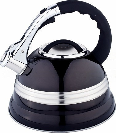 Чайник із свистком Edenberg EB-1958-Black 3 л чорний Київ - зображення 1