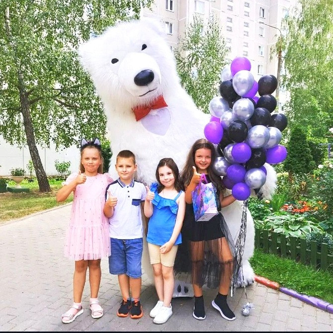 Білий ведмідь Кам’янське замовити мішку аніматора на день народження. Кам'янське (Дніпродзержинськ) - зображення 5