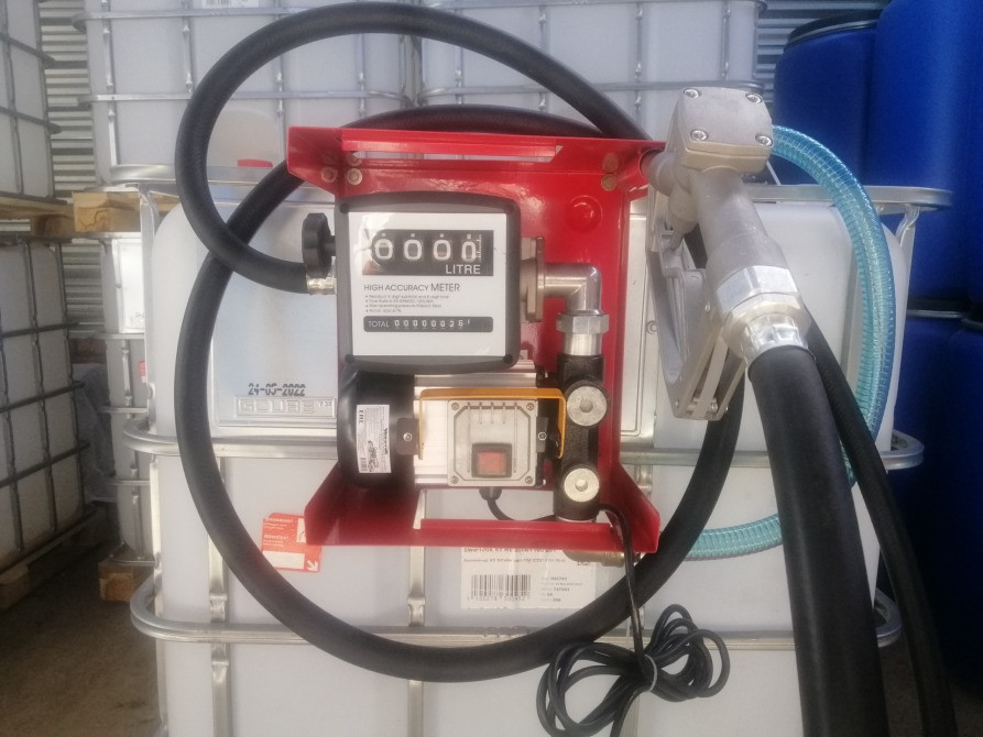 Насос з лічильником 220В 60л/хв з механічним лічильником для перекачування дизель палива Луцьк - зображення 3