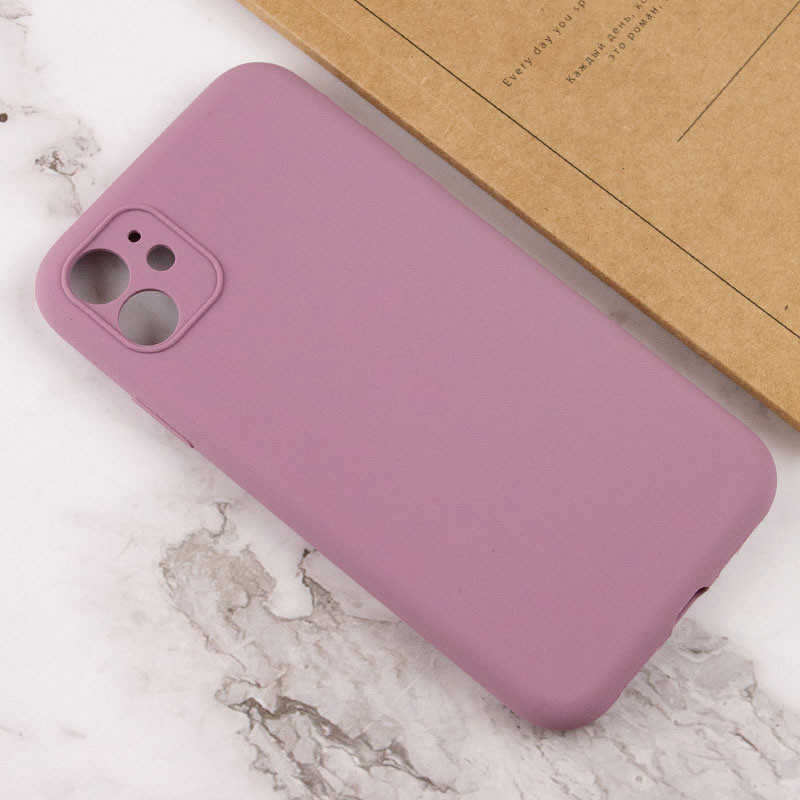 Чехол Silicone Case Full Camera Protective (AA) NO LOGO для Apple iPhone 12 (6.1") Херсон - зображення 3