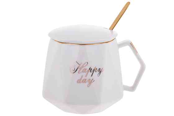 Кружка заварювальний Bona Di Happy day 984-203 420 мл білий Киев