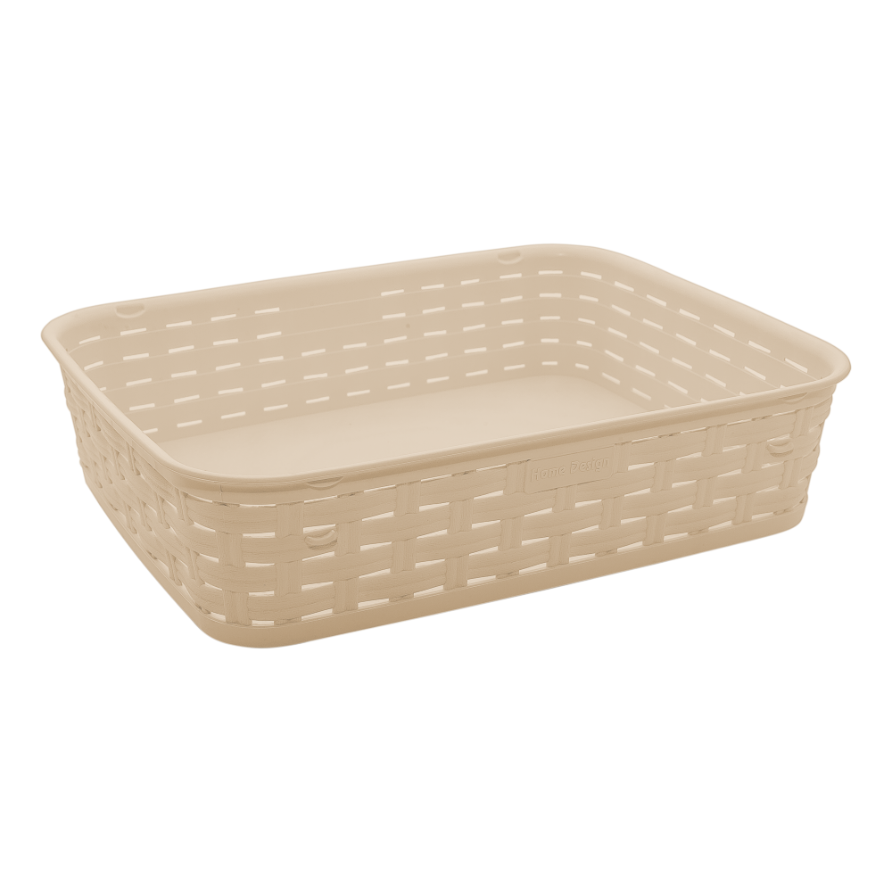 Корзина под ротанг 3 л кремовая Київ - зображення 1