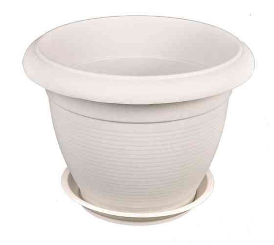 Горшок цветочный ГОСПОДАР "РИМ" Ø25 см белый 92-8025 Харьков