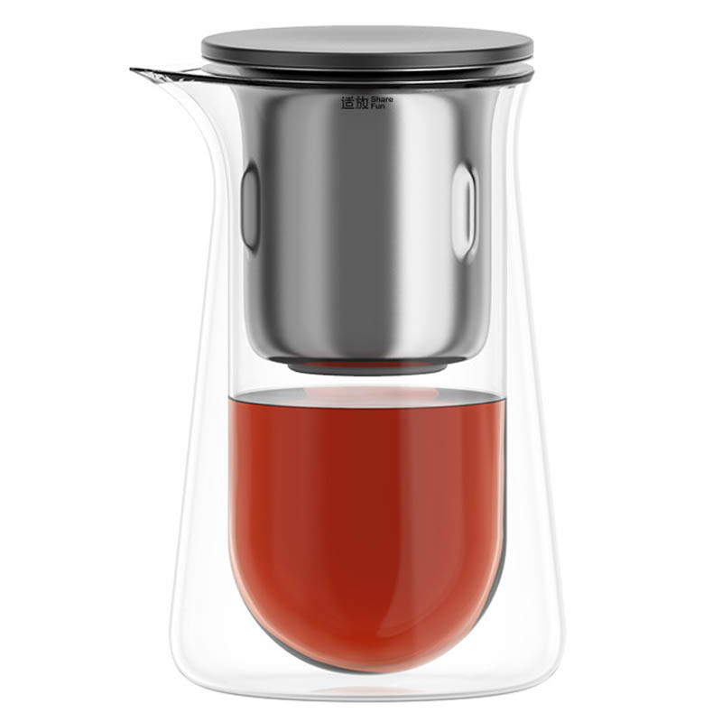 Чайник для заваривания TeaPot D-50 Press type 600ml Херсон - изображение 1