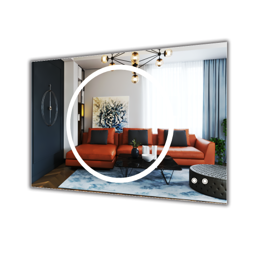 Дзеркало з LED підсвічуванням та підігрівом 600 х 900 мм. Киев - изображение 1