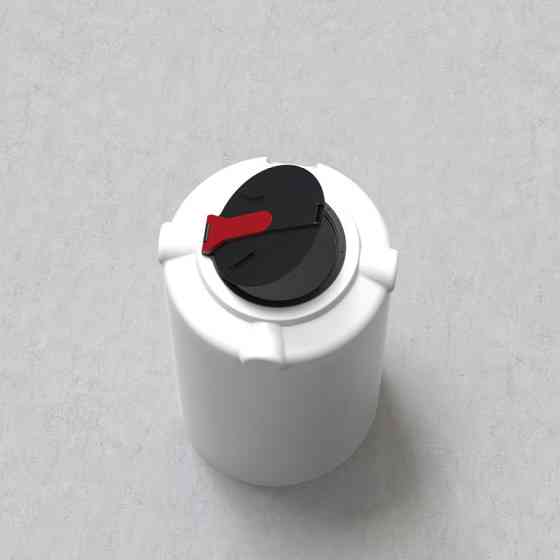 Емкость-модуль 750 л узкая вертикальная белая Київ