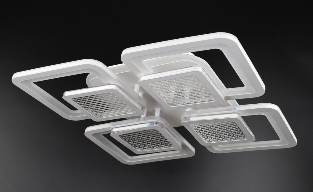 Люстра стельова LED з пультом A2727/4-RGB-wh Білий 9х42х42 см. Київ - зображення 1