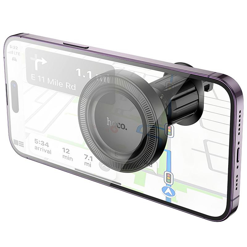 Автодержатель Hoco H56 Show ring magnetic (air outlet) Херсон - зображення 6