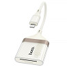 Переходник Hoco UA40 Crystal 2in1 Lightning to SD/TF (0.15m) Херсон
