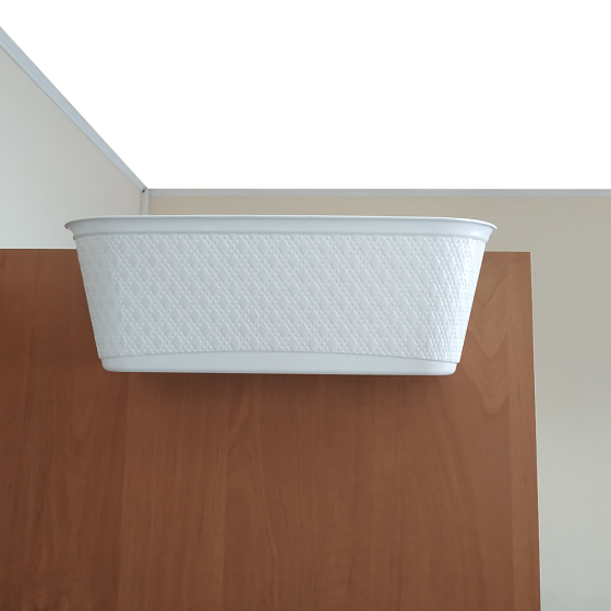 Мусорник для кухни навесной белый Київ