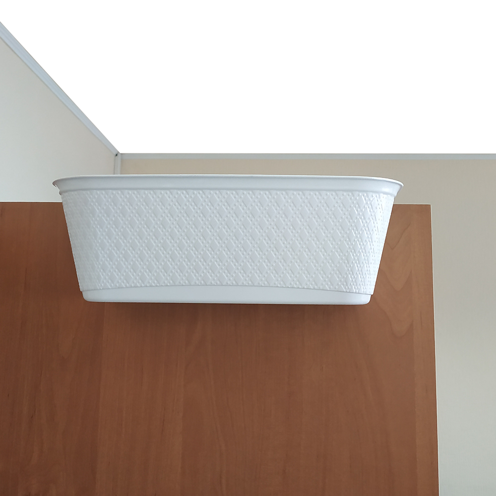 Мусорник для кухни навесной белый Київ - зображення 4