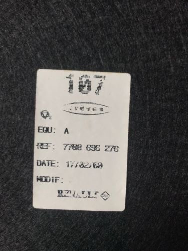 Бу ковер салона Renault Scenic 1, 7700836278 Кропивницький - зображення 3