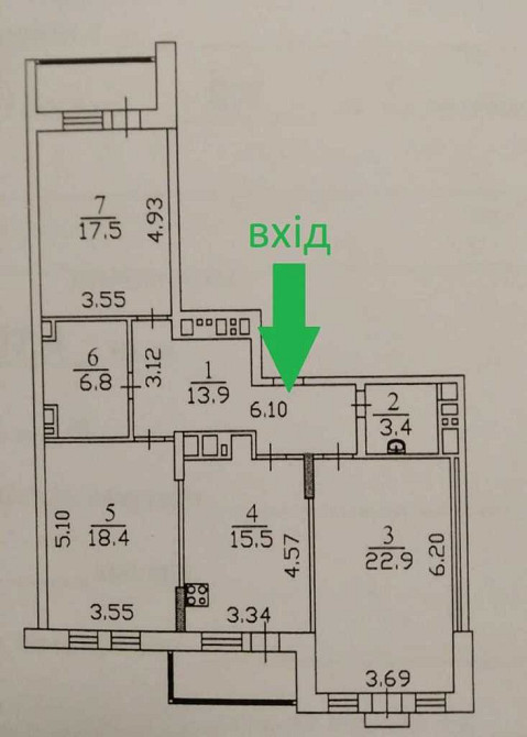 долгосрочная аренда 3-к квартира Киев, Голосеевский, 26000 грн./мес. Киев - изображение 4