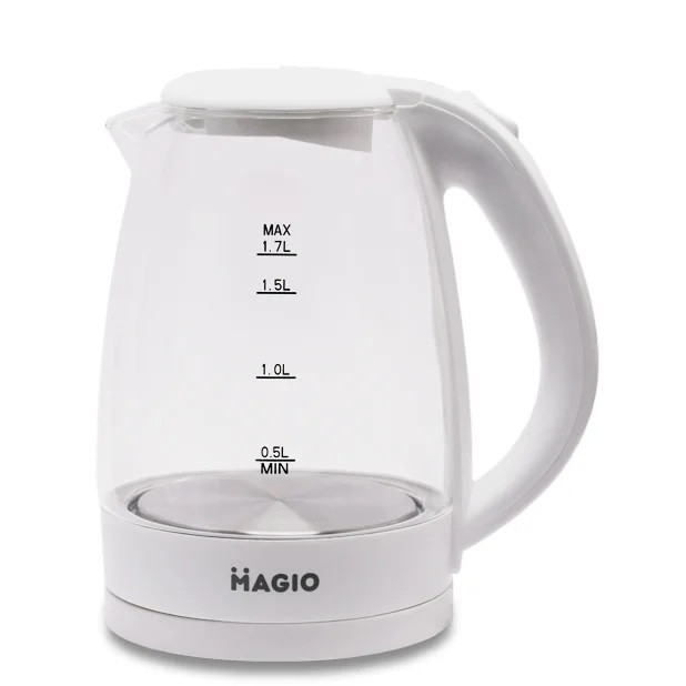 Электрочайник Мagio MG-504 1.7 л белый Київ - зображення 1