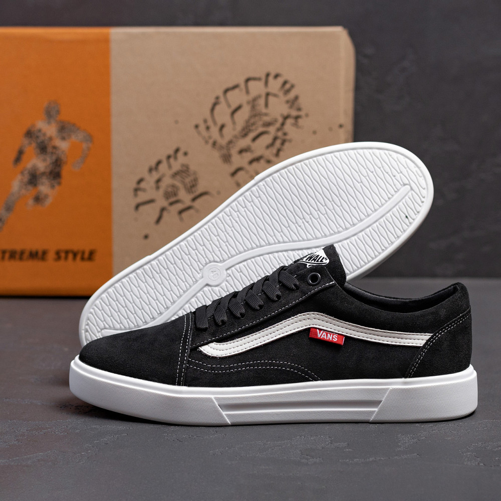 Мужские кожаные кеды  VS Black Киев - изображение 10