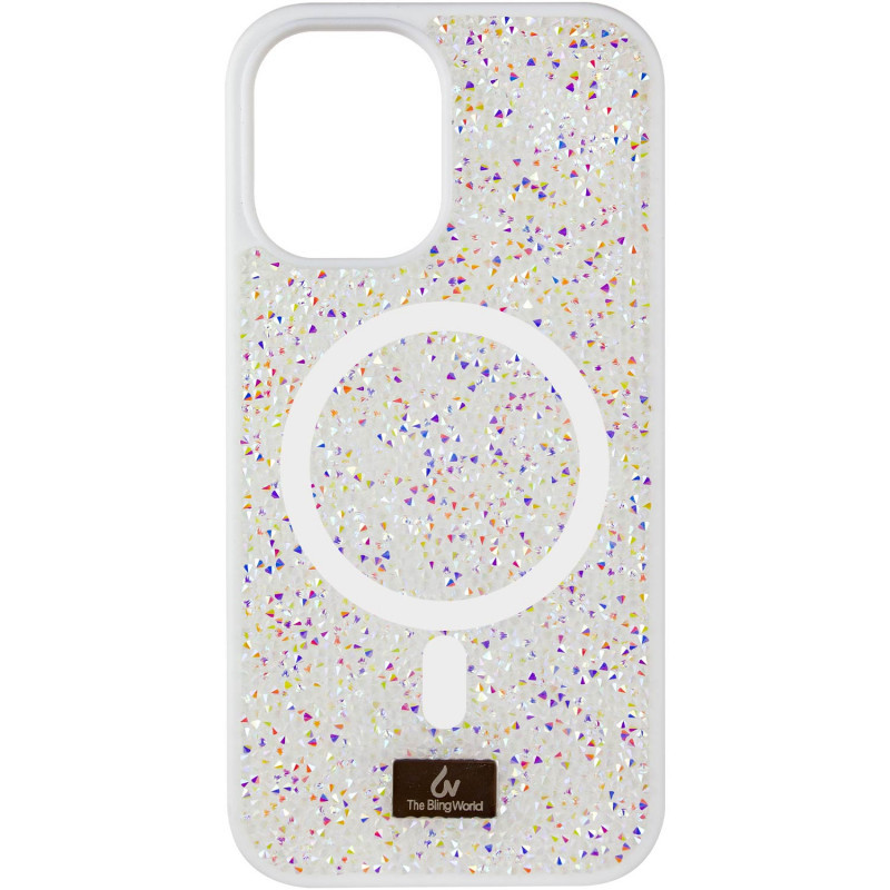 TPU чехол Bling World Rock Diamond with MagSafe для Apple iPhone 13 (6.1") Херсон - изображение 1
