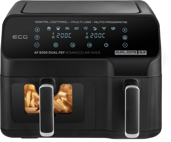 Аэрофритюрница EСG Dual Fry AF-8300 2700 Вт Київ - зображення 2