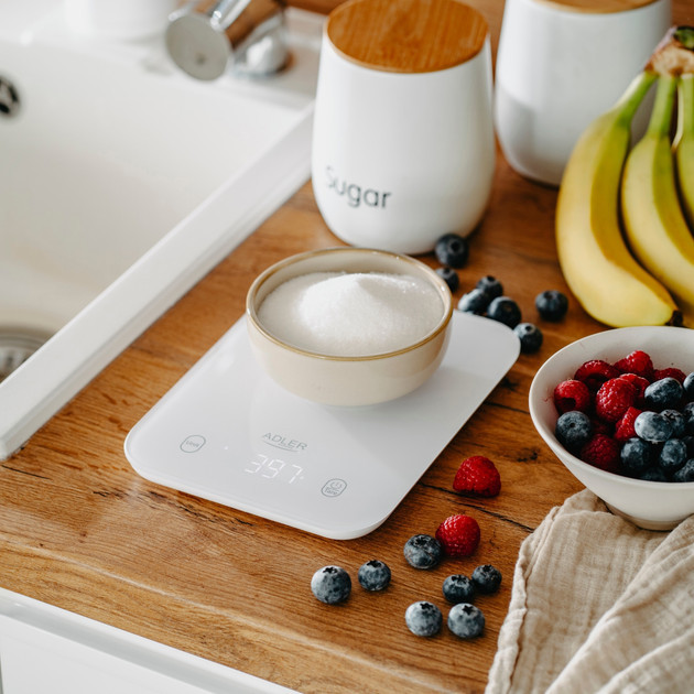 Весы кухонные Adler AD 3181 white 10 кг белые Киев - изображение 1