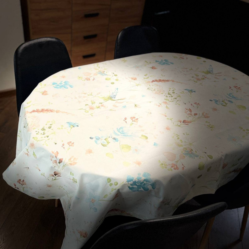 Скатерть тефлоновая 1.4 х 2.2м "Цветы" с салфетками Одесса - изображение 12