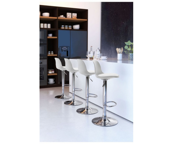 Стілець Тау Н барний високий білий Днепр - изображение 2