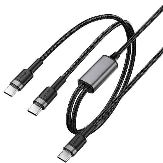 Дата кабель Acefast C22-02 2in1 Type-C to Type-C/Type-C 100W (1.2m) Херсон