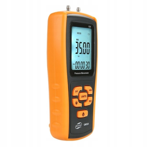 Дифманометр цифровой USB, ±35 кПа BENETECH GM520 Харьков - изображение 3