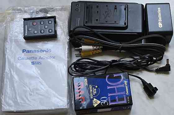 Видеокамера Panasonic NV-VX1 VHS-C (Box) + новый, запечатанный адаптер и запечатанная кассета JVC V Одесса