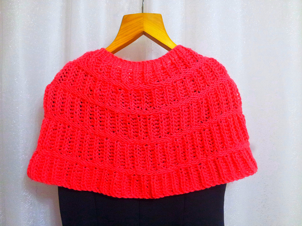 Накидка-грелка (пелерина,болеро) вязанная Самбір - зображення 4