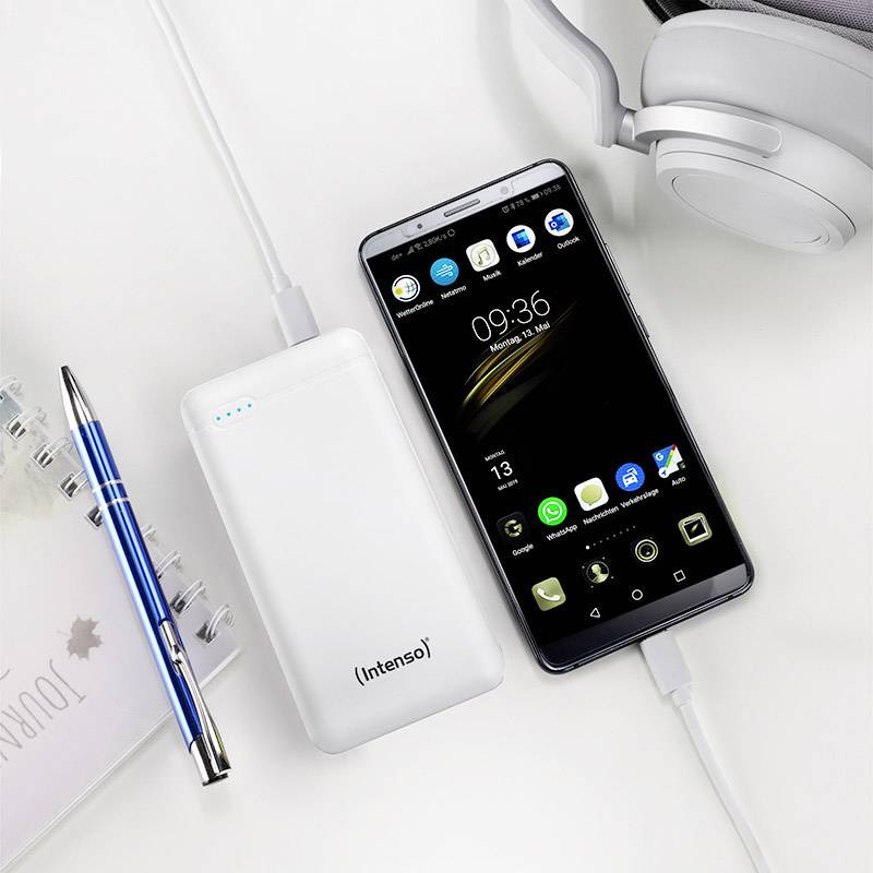 Повербанк Power bank Intenso 15454 20000 mAh белый Киев - изображение 2