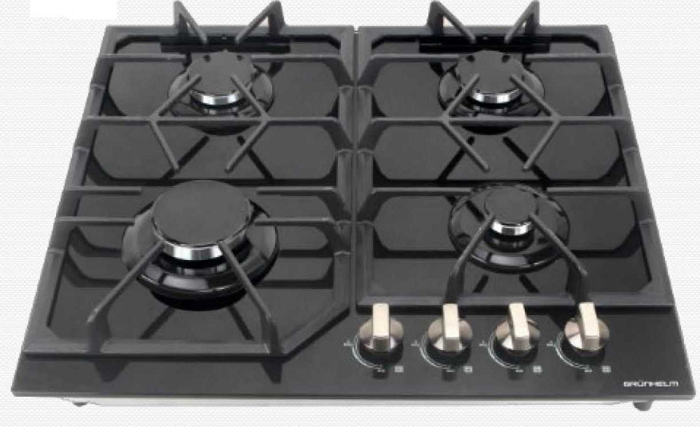 Газовая варочная поверхность Grunhelm GHG 0434 MB (4 конфорки, стекло, газ контроль, автоподжиг) 143 Киев - изображение 8