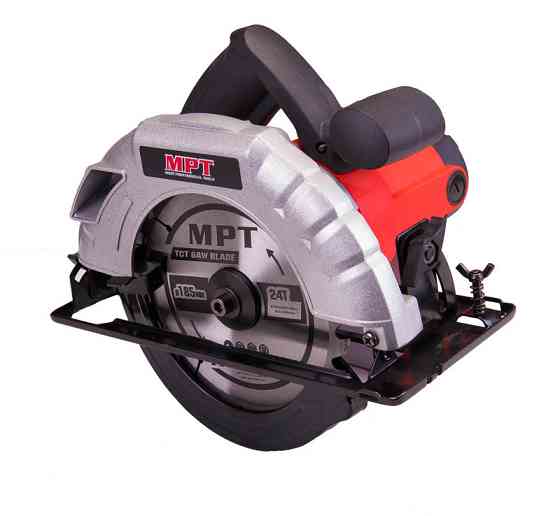 Пила циркулярная MPT 1200 Вт 185х20 мм 5000 об/мин пропил 60 мм 45-90° аксессуары 2 шт MCS1805P Харків