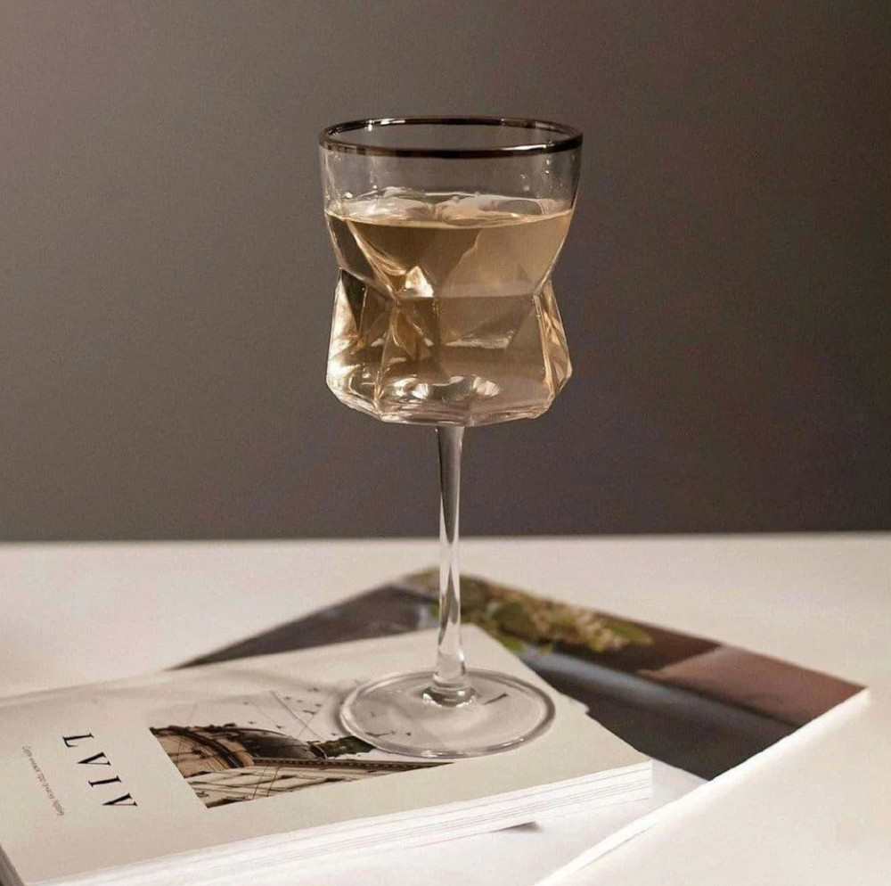 Келих для вина OLens Прозора Геометрія OLGS1002 350 мл Киев - изображение 1