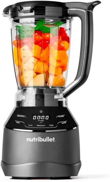 Блендер стационарный Nutribullet Triple Prep System NBF580B 1500 Вт черный Київ - зображення 3
