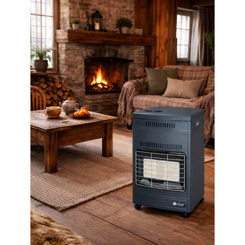 Обогреватель газовый инфракрасный, mod. Euro 90, 4,2 кВт, до 80 м2, пьезоподжиг, 3 режима, датчик CO Київ - зображення 5