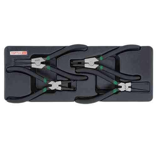 Набор съемников стопорных колец 4ед. (в ложементе) TOPTUL GBAT0401 Харків