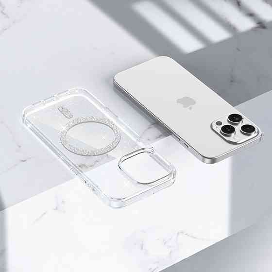 Чехол TPU Eclipse Sparkle Magnetic Fit для Apple iPhone 16 Pro (6.3") Херсон