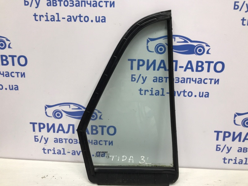 Стекло двери задней левой (форточка) Nissan Tiida C11 1.6 БЕНЗИН HR16 2004 (б/у) Киев - изображение 3