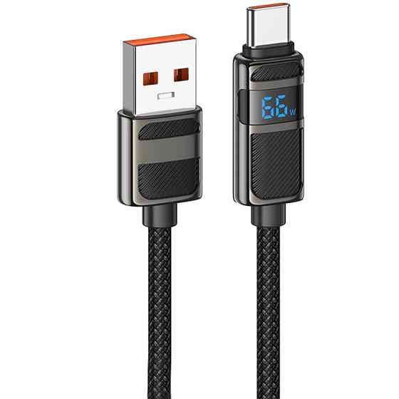 Дата кабель Hoco U137 Line with display USB to Type-C 5A/66W (1.2m) Херсон