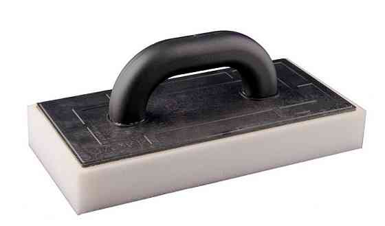 Терка штукатурная MASTERTOOL 130х270 мм с поролоновой рабочей поверхностью 20 мм для финишных работ  Харків