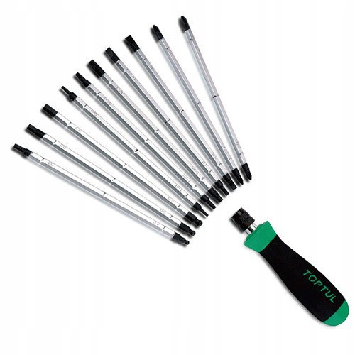 Набор отвертка с насадками 20 в 1 TOPTUL (PH,PZ,SL,Hex,Torx) GAAI2101 Харьков - изображение 2