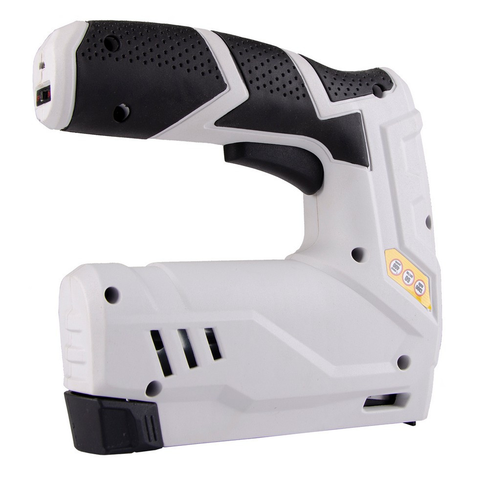 Степлер аккумуляторный MASTERTOOL скоба R53 6-14 мм мм/гвоздь 15 мм 1300 mAh/3.6 В 41-0800 Харків - зображення 2