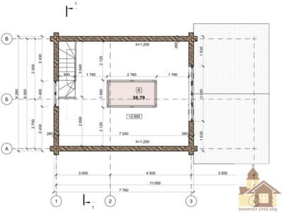 Купити дерев’яну баню з піччю – Закарпат Зруб-Буд Одеса - зображення 1