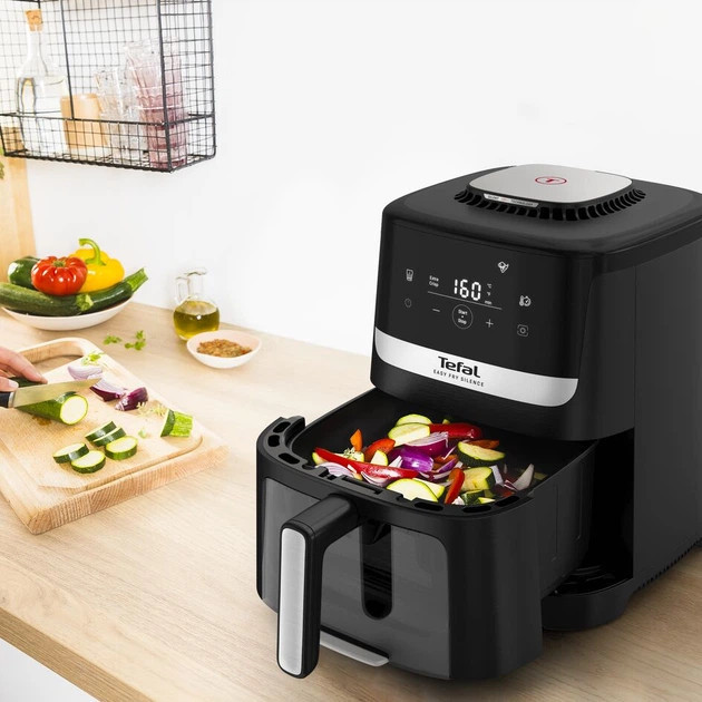 Мультипечь Tefal Easy Fry Silence EY5568E0 1670 Вт черная Київ - зображення 8