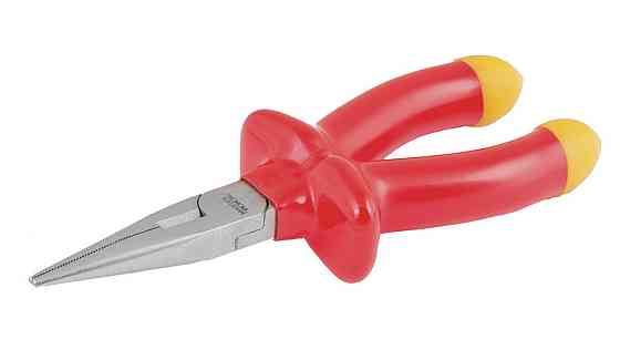 Щипцы прямые диэлектрические MASTERTOOL 160 мм CrV6150/HRC 50~55 27-2160 Харків