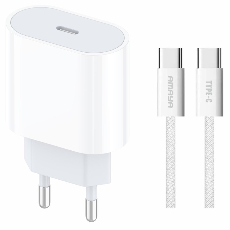 Уценка СЗУ Amaya E69S PD35W (1USB-C) + кабель Type-C to Type-C Херсон - зображення 1