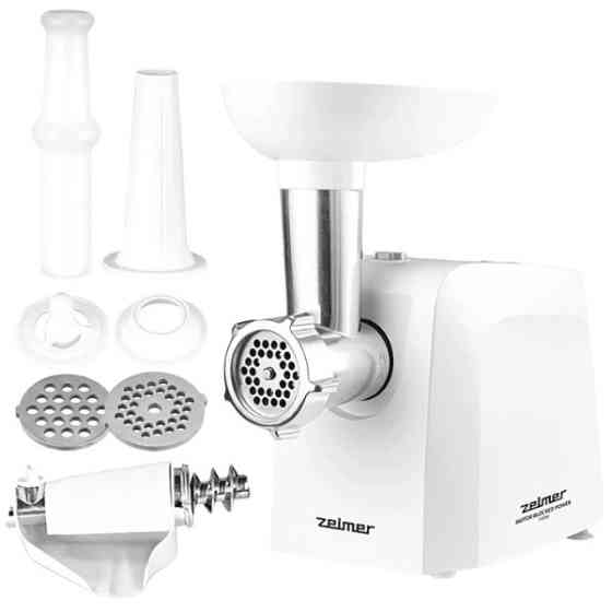 Мясорубка электрическая ZELMER ZMM1215B 1100 Вт белая Київ