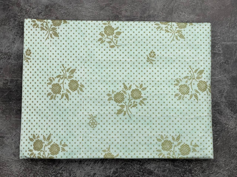 Електропростирадло з кольоровим малюнком OMUR Байка Туреччина 120x155 см 55203 Квіти зелена Київ - зображення 1