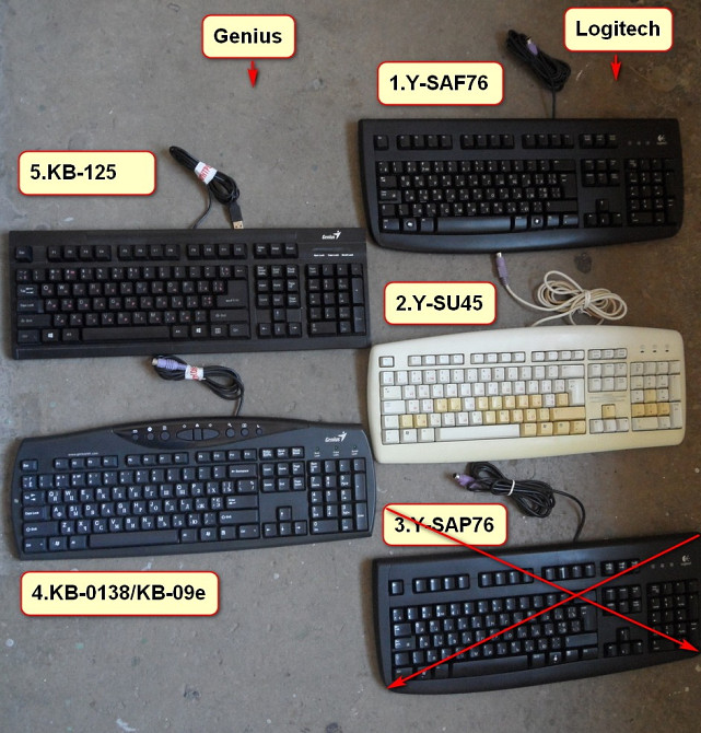 Клавіатури Logitech Delux 250 від 70грн(PS/2) Львів - зображення 1